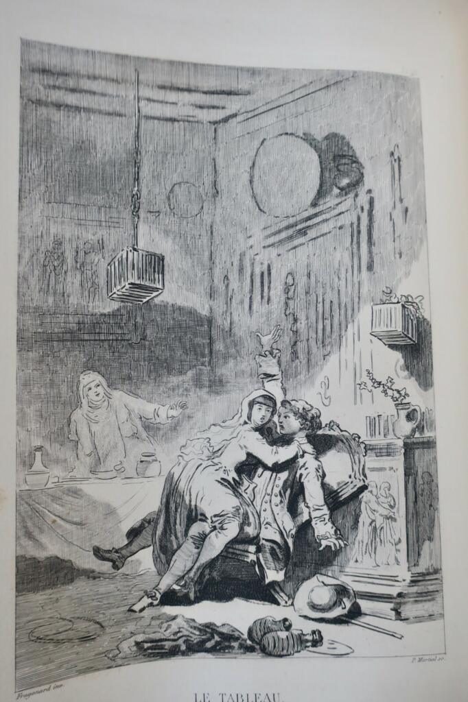 érotique CONTES DE LA FONTAINE illustrations de Fragonard