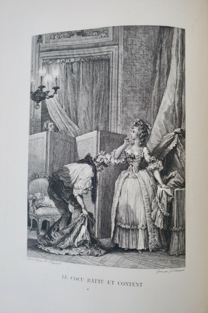 érotique CONTES DE LA FONTAINE illustrations de Fragonard