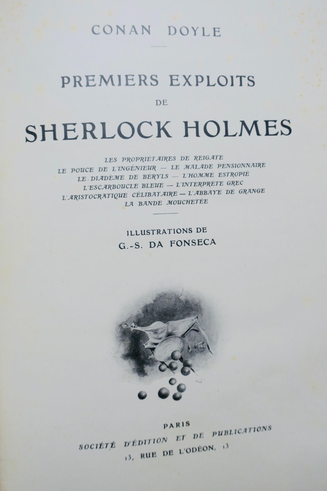 cartonnage CONAN DOYLE Les premiers exploits de Sherlock Holmes – Image 21