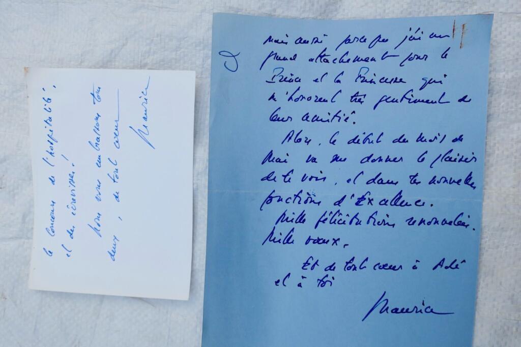 Autographed Letter by Maurice Druon