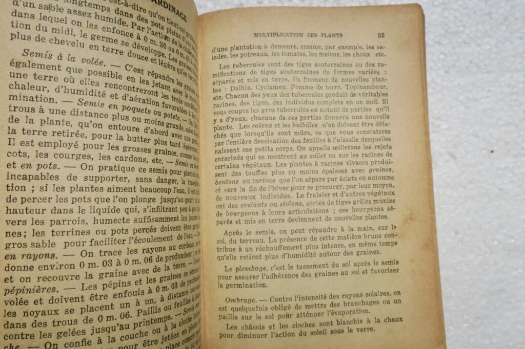Praktischer Ratgeber für französische Gärtner 1952