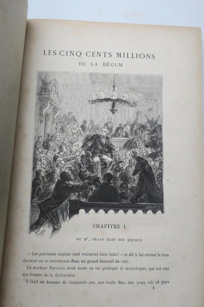 Jules Verne Les Cinq Cents Millions de La Begum
