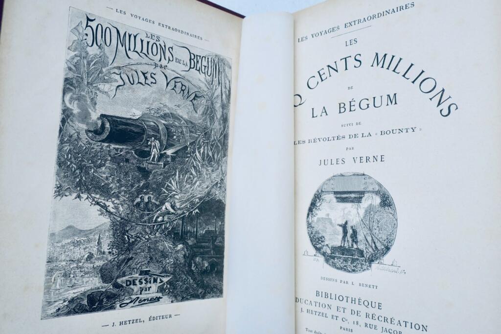 Jules Verne Les Cinq Cents Millions de La Begum