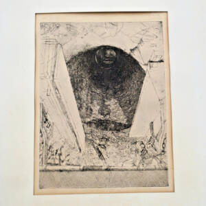 Claude Grobéty eau-forte 1972