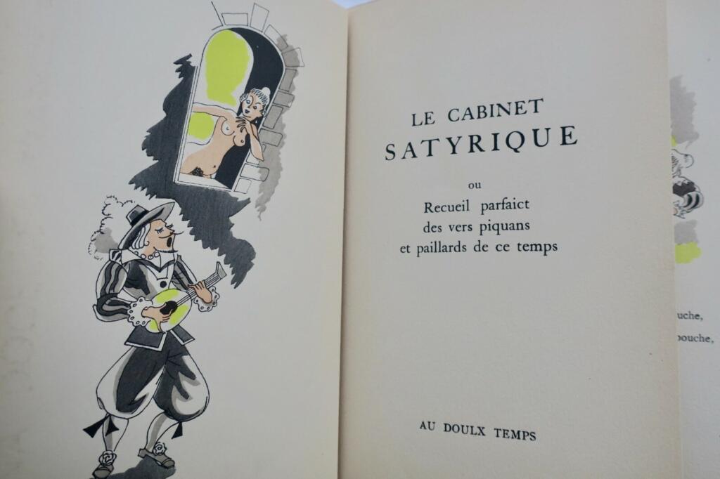 érotique Le Cabinet satyrique, ou Recueil parfaict des vers piquans et paillards