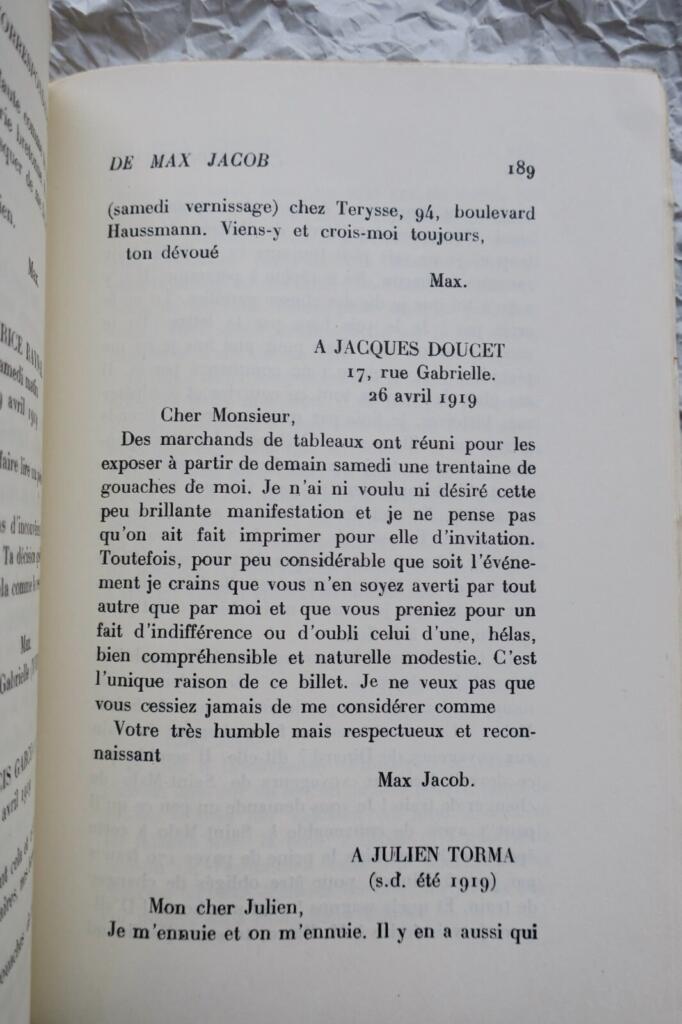 Max Jacob biography, Volume I: Quimper - Paris 1876-1921