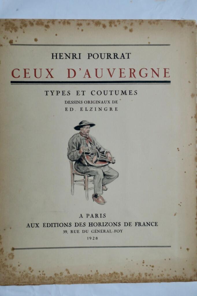 Volk aus der Auvergne 1928: Typen und Trachten