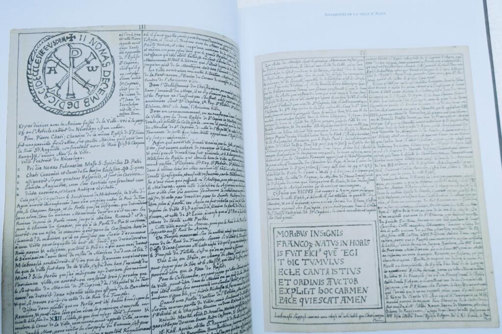 Agen 47 Antiquités de la ville d&rsquo;Agen : le manuscrit de Pierre de Beaumesnil