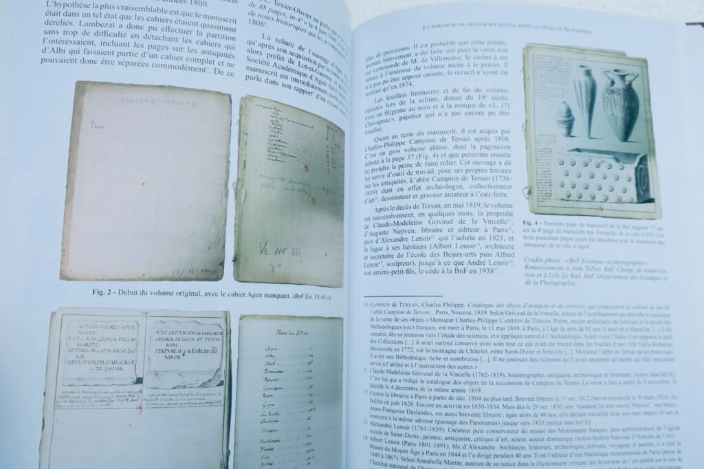 Agen 47 Antiquités de la ville d&rsquo;Agen : le manuscrit de Pierre de Beaumesnil