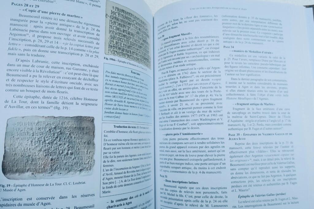 Agen 47 Antiquités de la ville d&rsquo;Agen : le manuscrit de Pierre de Beaumesnil