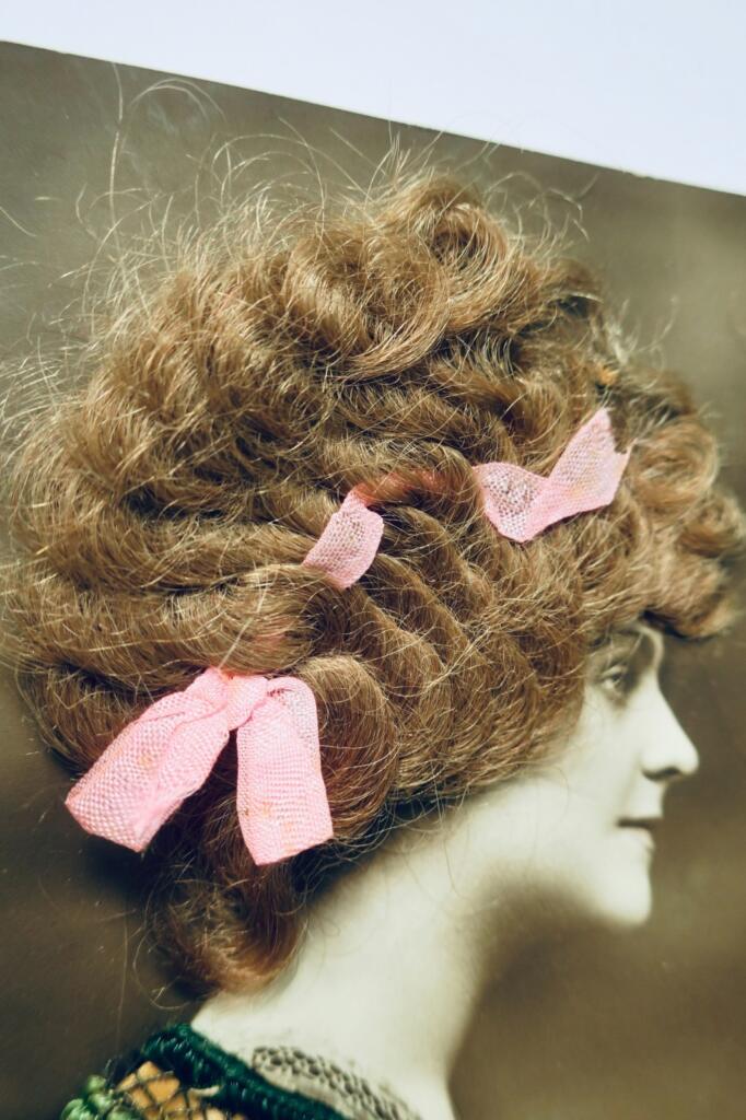 cheveux carte poste à cheveux (authentique)