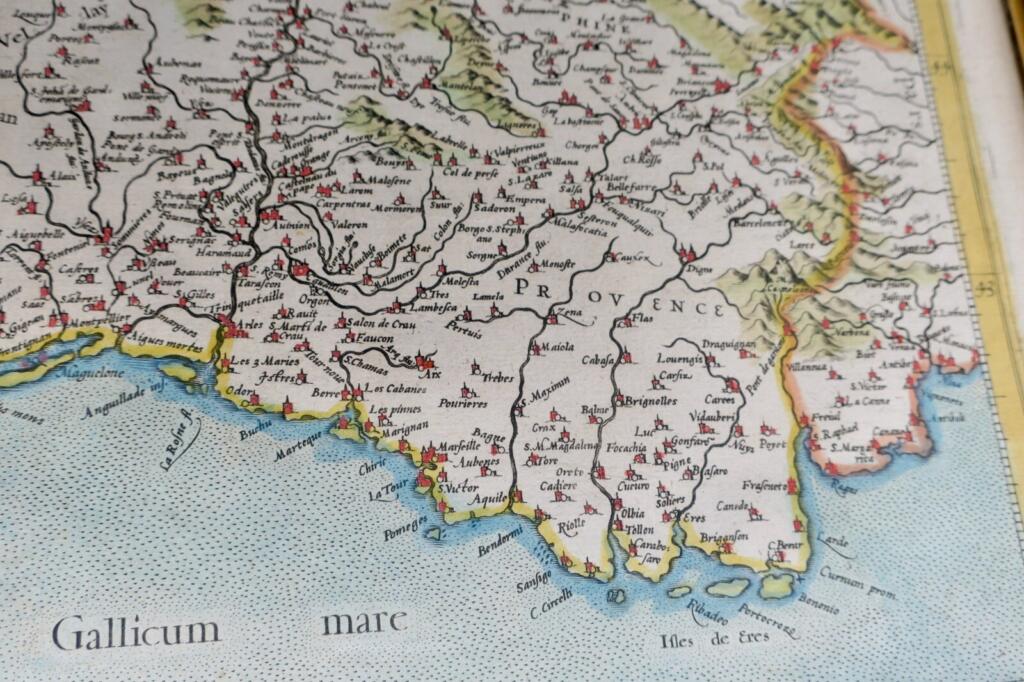 南阿基坦和阿雷拉特王国地图