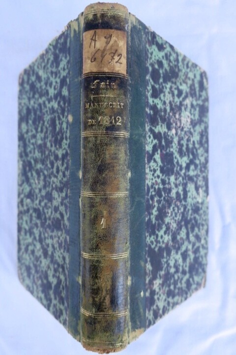 Napoléon Manuscrit de mil huit cent douze – Image 8