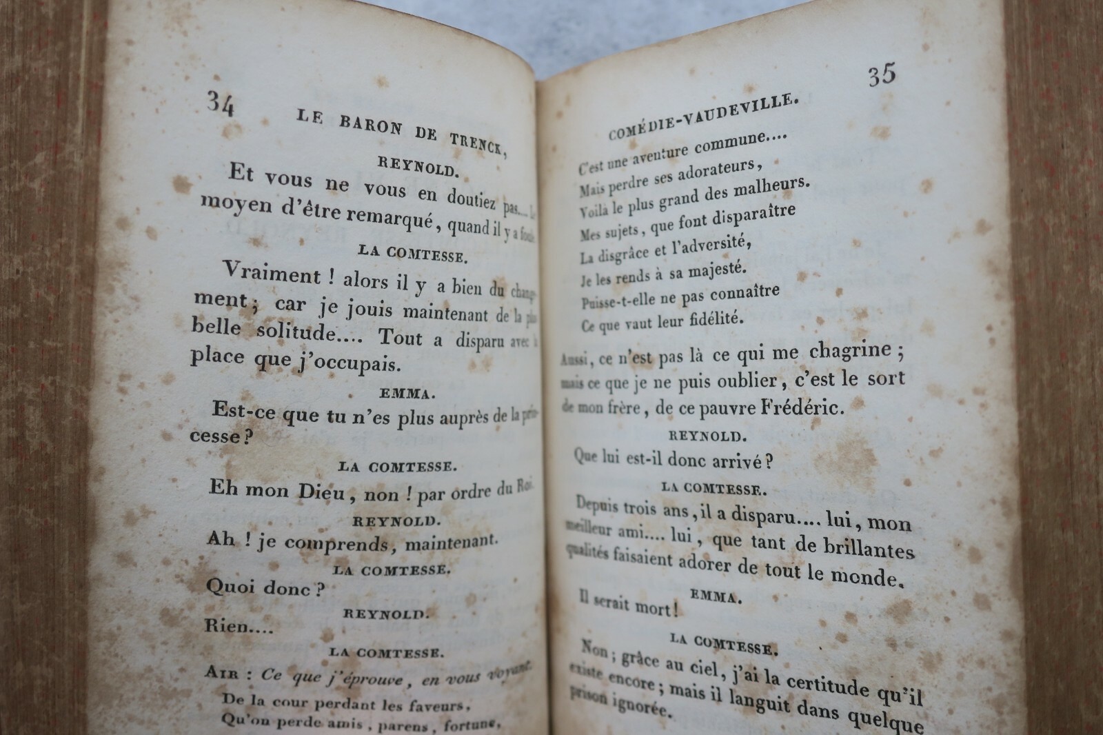 répertoire du gymnase dramatique, monomanie, baron de Trenck, la somnanbule – Image 8