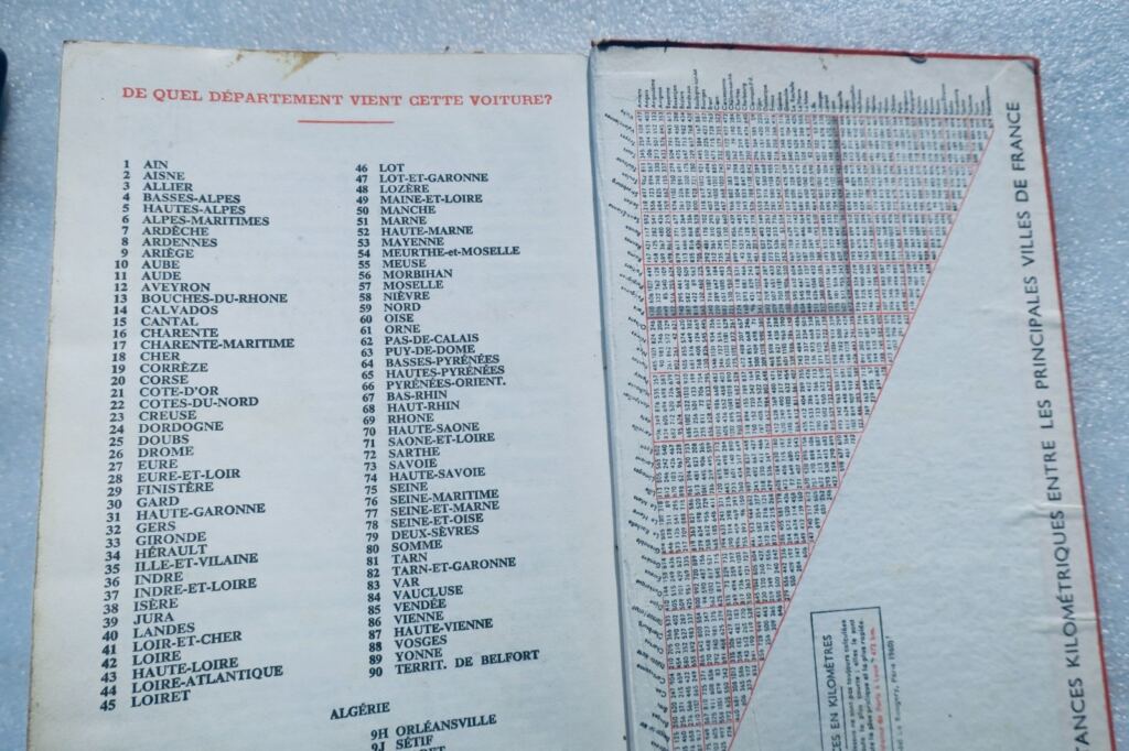 gastronomie Guide Kléber-Colombes des touristes gastronomes 1962