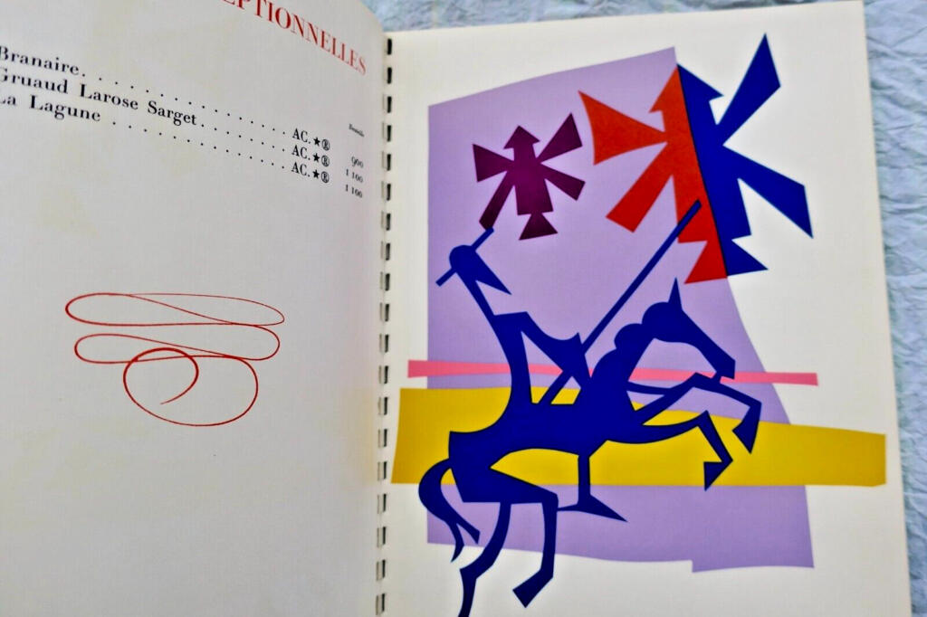 Nicolas Wine Catalog 1953 with Don Quixote Illustrations