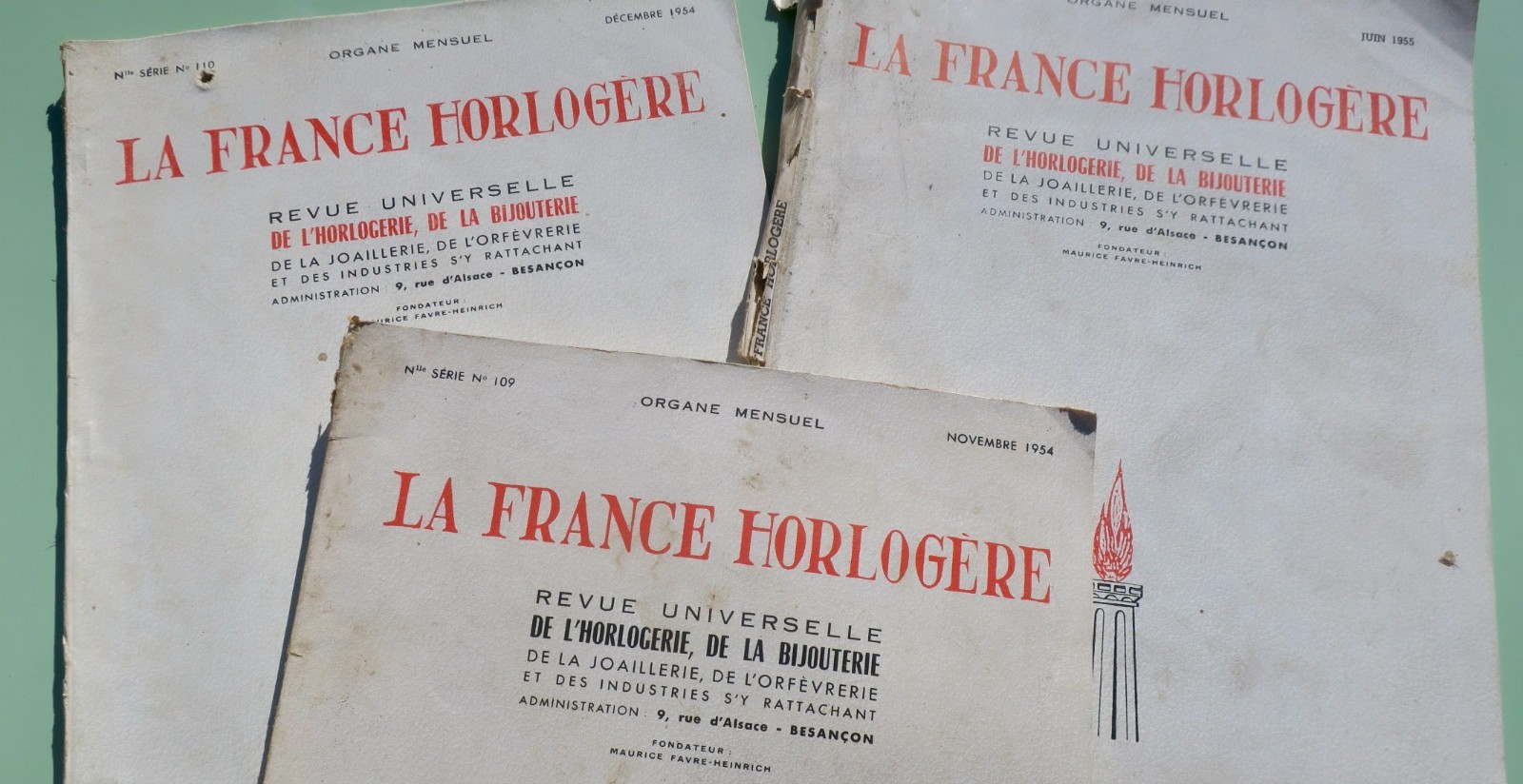 Horlogerie LA FRANCE HORLOGERE 1954-55 – Image 17