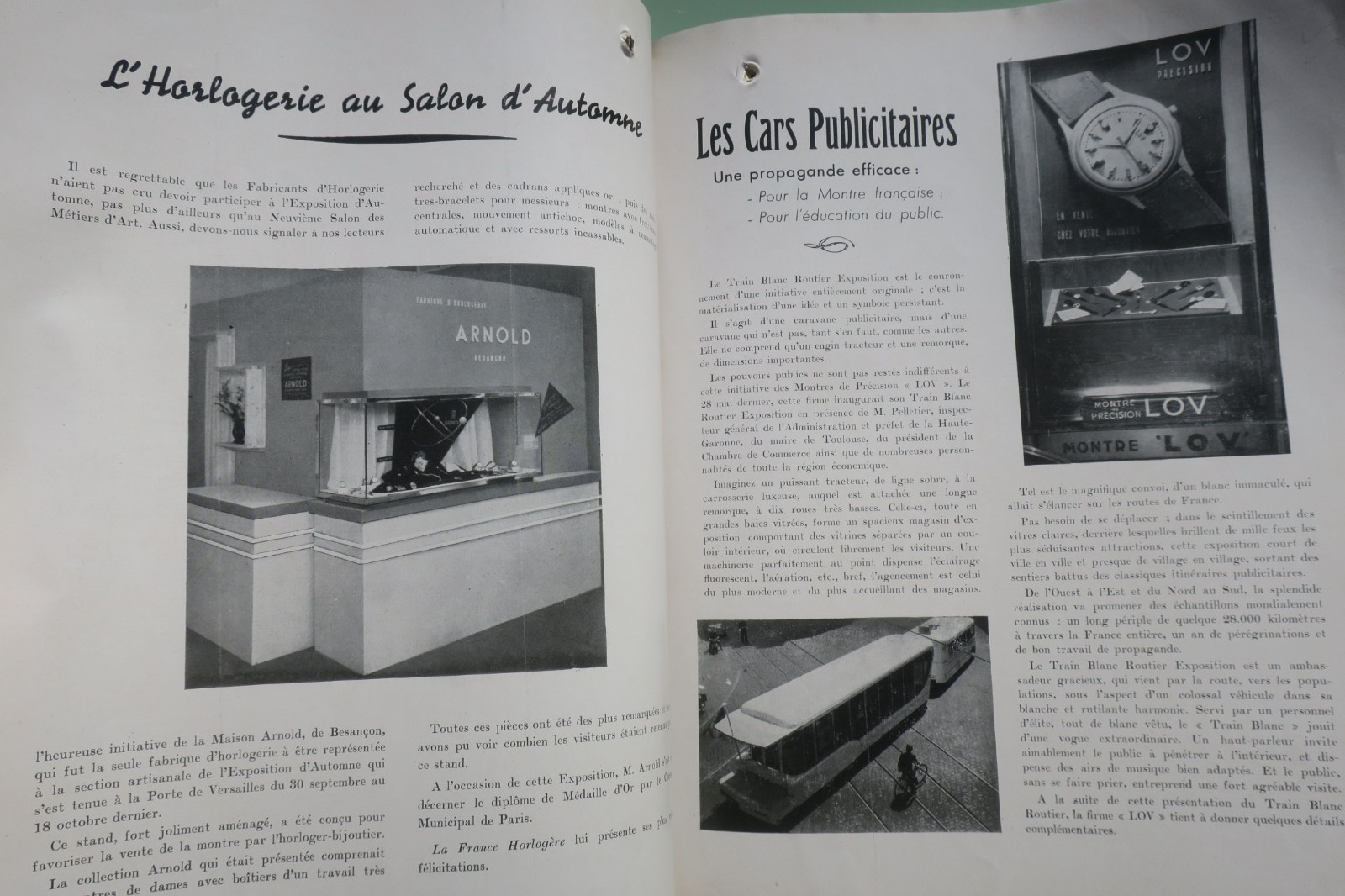 Horlogerie LA FRANCE HORLOGERE 1954-55 – Image 22