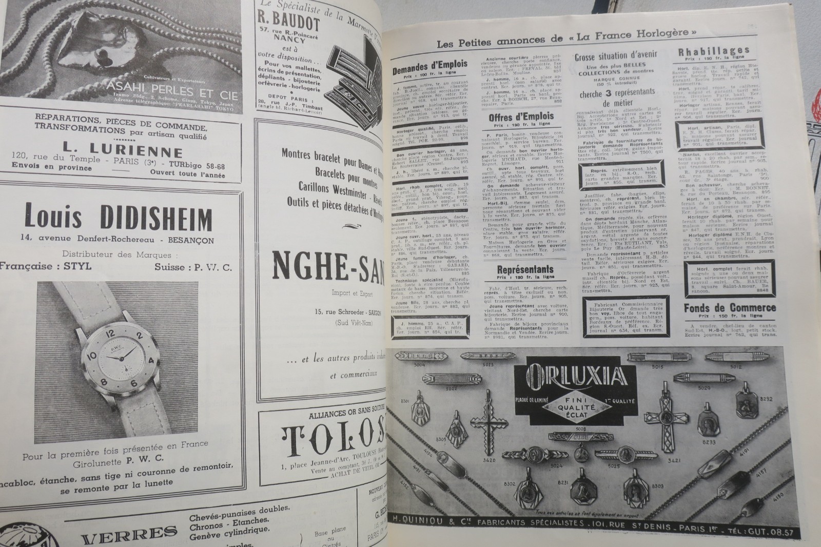 Horlogerie LA FRANCE HORLOGERE 1954-55 – Image 30