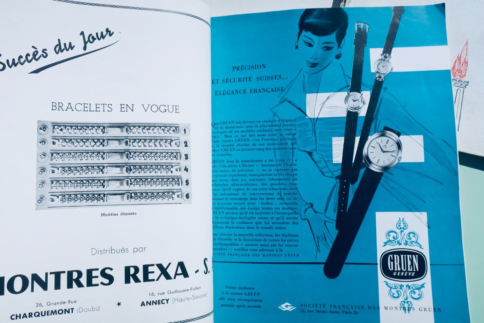 Horlogerie LA FRANCE HORLOGERE 1954-55 – Image 26