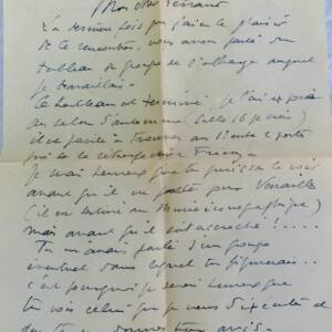 Picart Ledoux lettre autographe signée