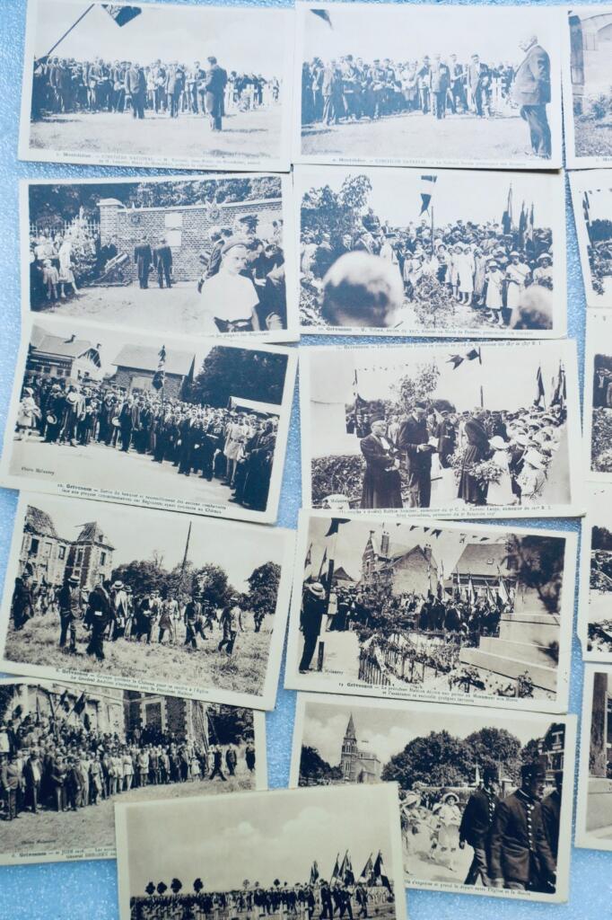 WWI Postcards: Grivesnes, Mondidier, Méry-la-Bataille 1918