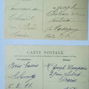 Pont de l'Arche chasse à courre 2 CPA relai départ