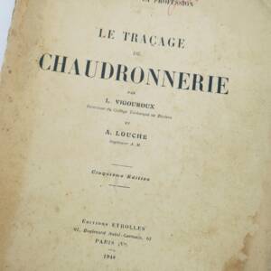 traçage de chaudronnerie 1948
