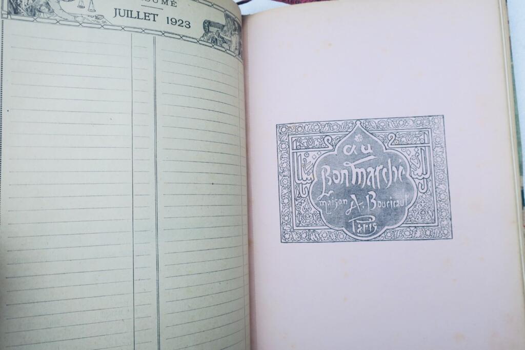 AGENDA DU BON MARCHE 1923
