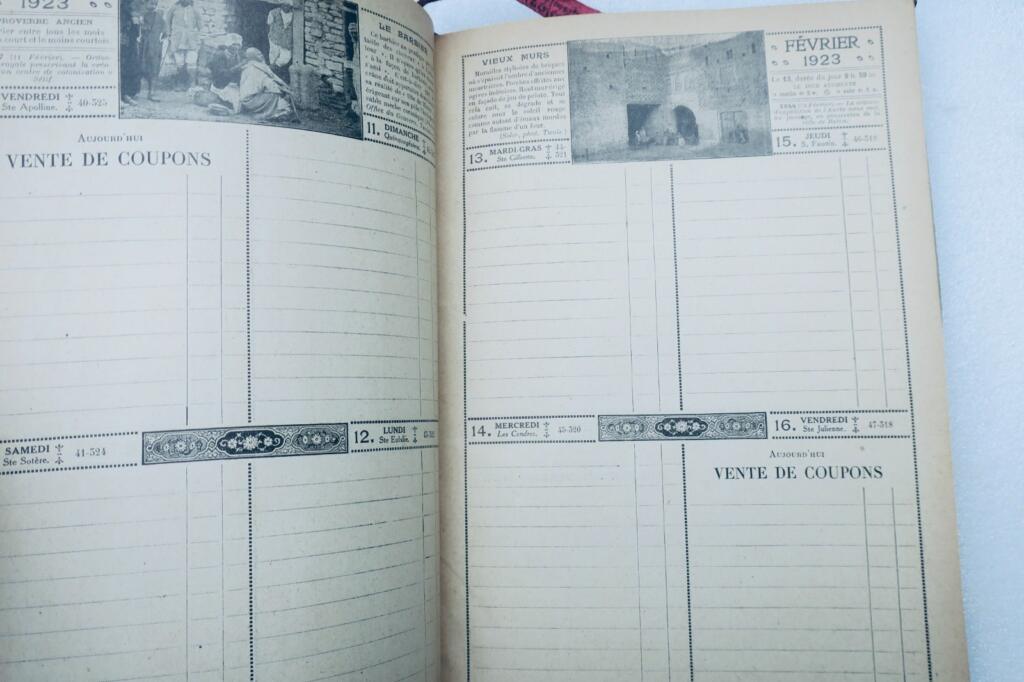 AGENDA DU BON MARCHE 1923