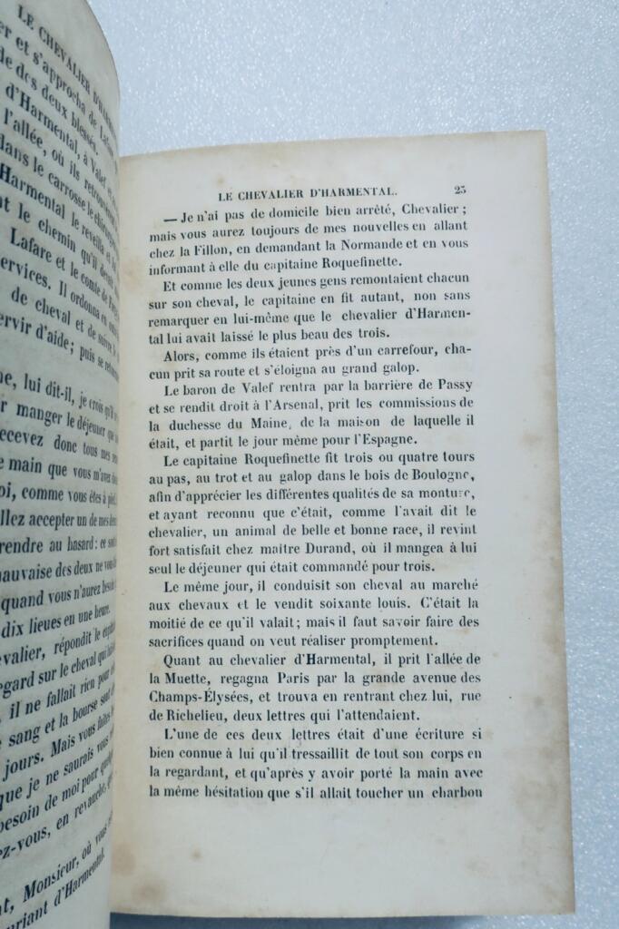 Dumas, Alexandre Le Chevalier d&rsquo;Harmental 1846
