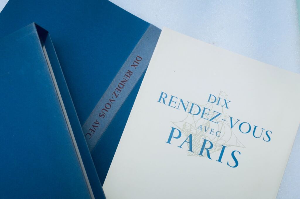 PARIS Dix rendez-vous avec Paris. Aquarelles de Gaston Barret 1955