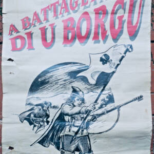 Corse Affiche ancienne 45 x 63 cm.