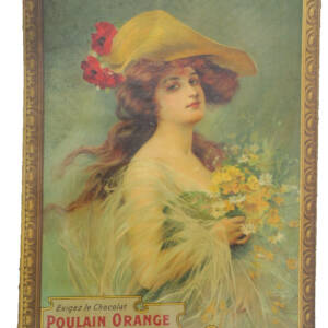 chocolat exigez le chocolat Poulain c'est le meilleur Goûtez et comparez 32,5x45