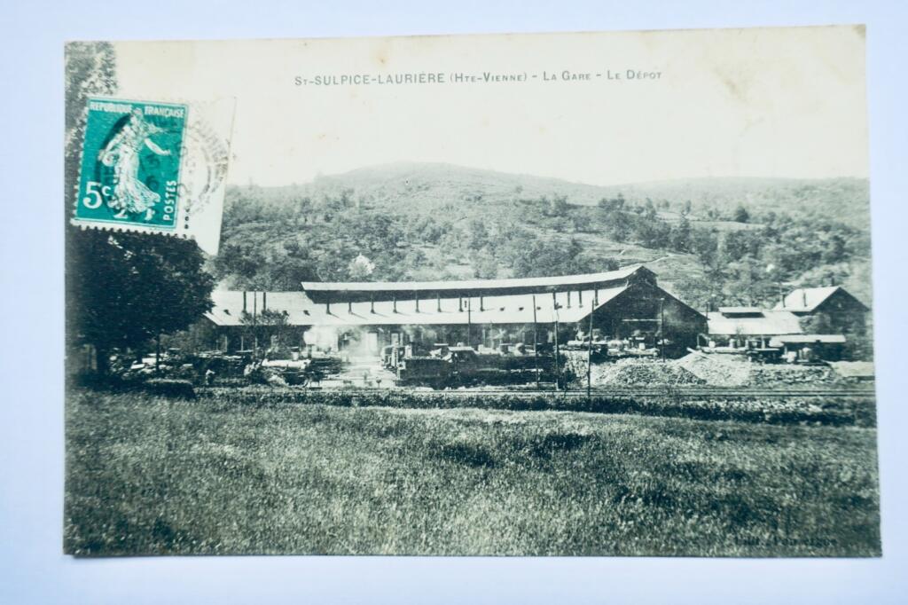 Bahnhof Saint-Sulpice-Laurière, 1910