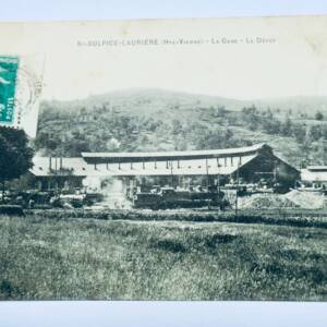 Saint-Sulpice-Laurière Der Bahnhof - Das Depot 1910