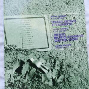 Tableaux abstrait et d'aujourd'hui hotel Drouot 8 juin 1972 gravures multiples..