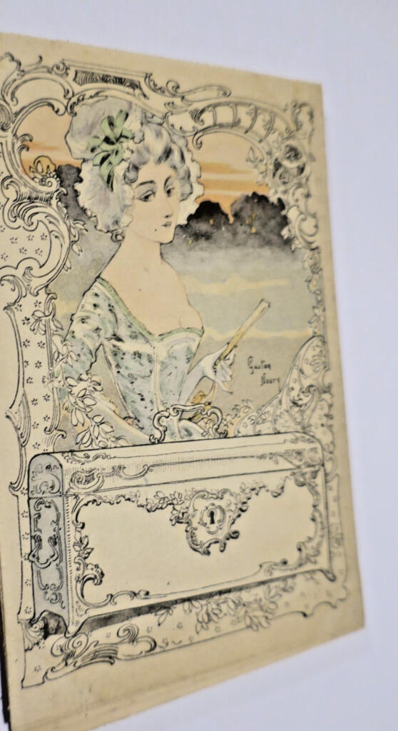 Zehn Postkarten der Belle Époque von Gaston Noury