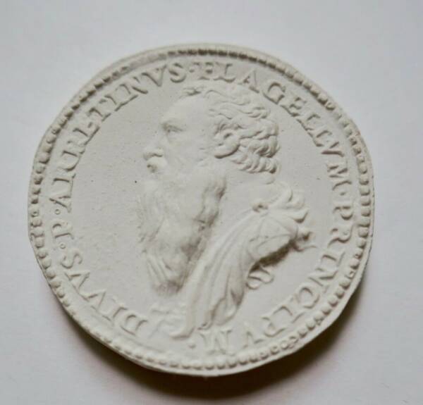 Gipsmedaille 36 mm