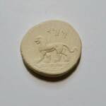 Gipsmedaille 25 mm