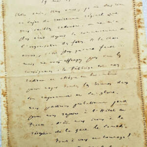 MISTRAL Frédéric Carte-Lettre autographe signée 19 mai 1901