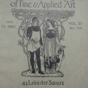 THE STUDIO an illustrated magazine of fine art & applied art jan. 15 1903