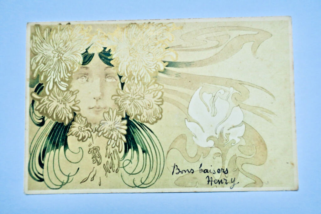 Art Nouveau Young Woman, 1903