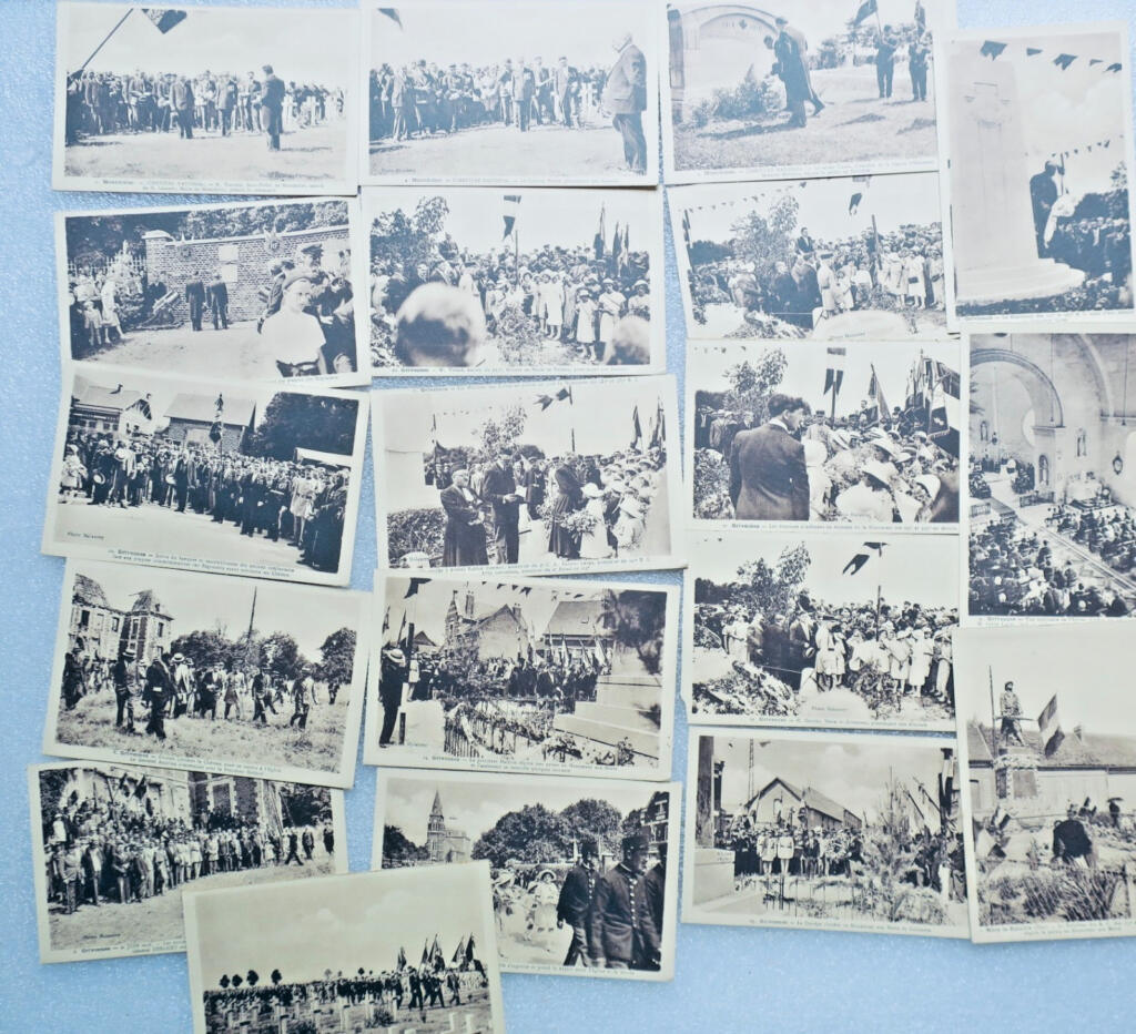 WWI Postcards: Grivesnes, Mondidier, Méry-la-Bataille 1918