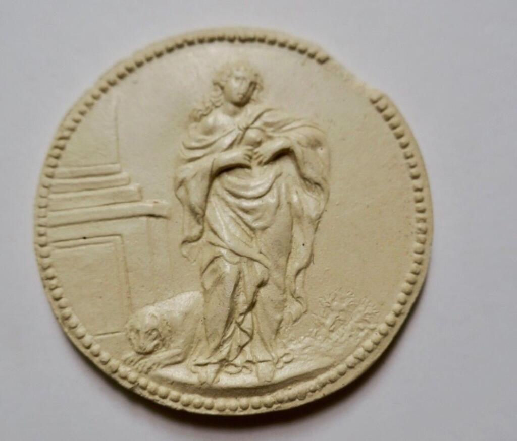 30 mm Gipsmedaille