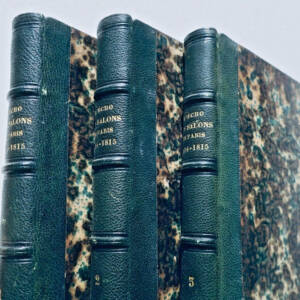 Echo des Salons de Paris depuis la Restauration 1814-1815