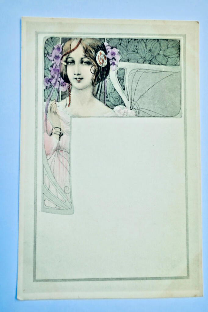 art nouveau jeune femme 1904