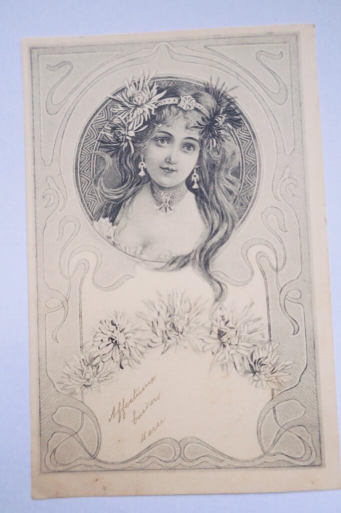 Jugendstil-Dame 1904