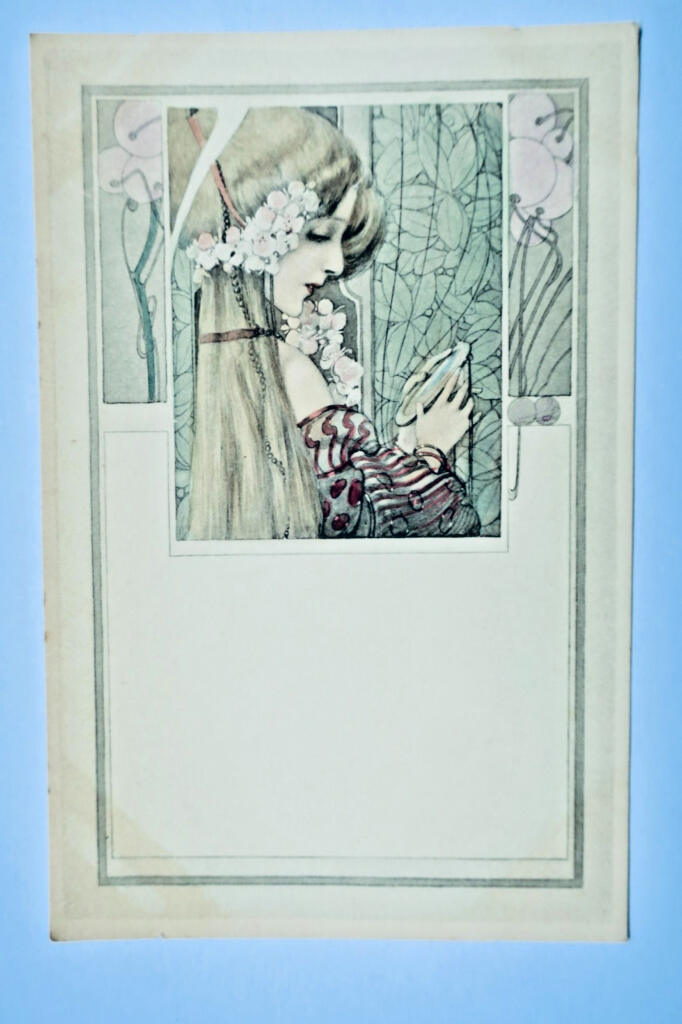 art nouveau jeune femme 1904