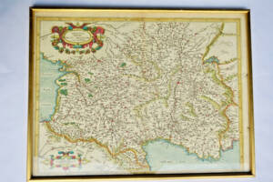 aquitaine MERCATOR Aquitania australis regnu arelatense cum confiniis Ca. 1610